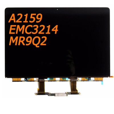 Cor completa do preto da substituição EMC3214 MR9Q2 da tela do Macbook Pro A2159 do LCD
